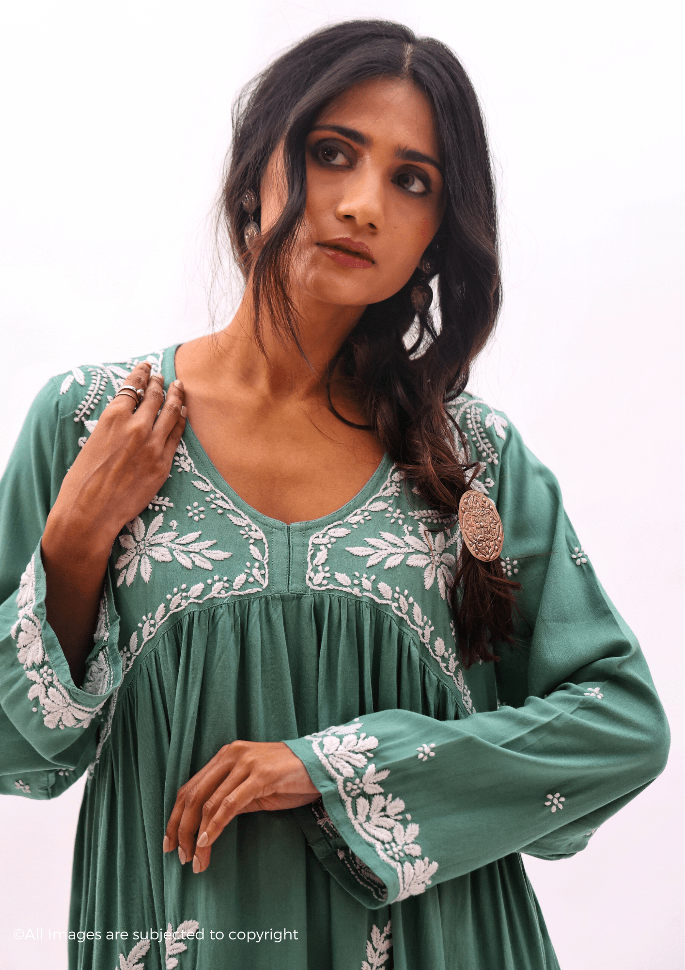 Heer Handcrafted Chikankari Suit Set