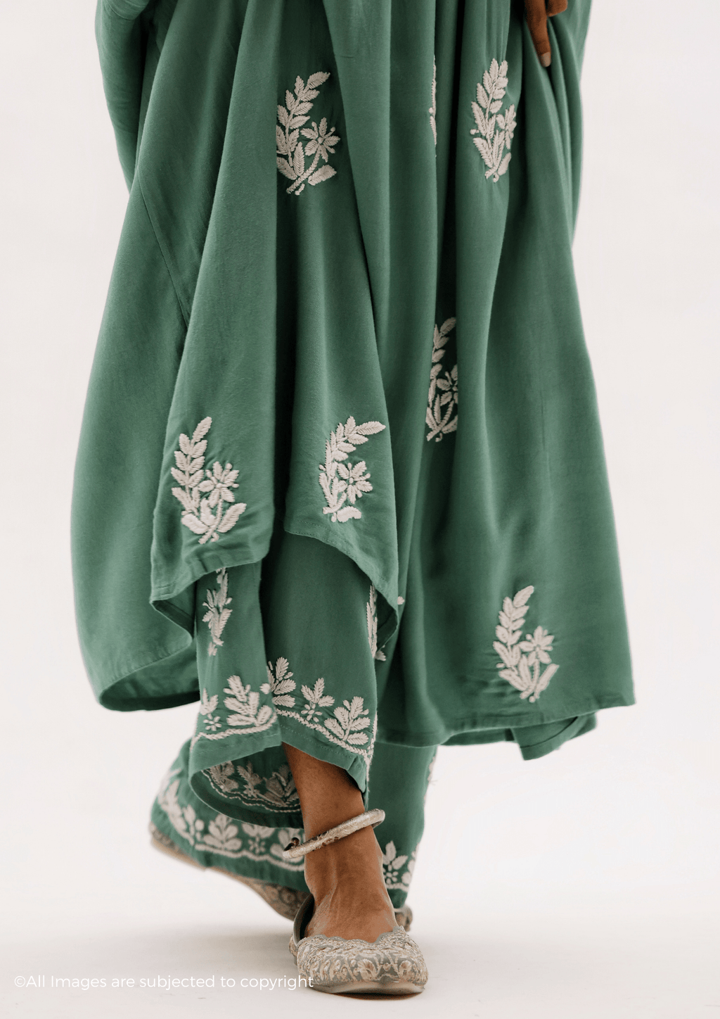 Heer Handcrafted Chikankari Suit Set