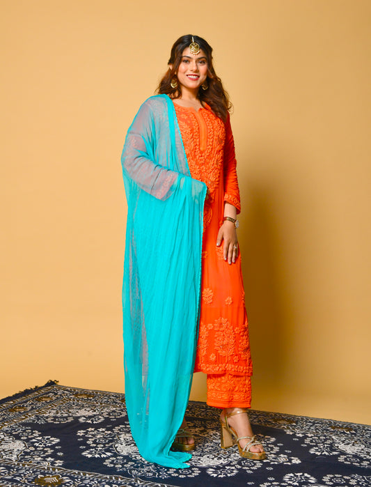 Narangi Neelam Sunflower Inspired Kurta & Kurta Sets