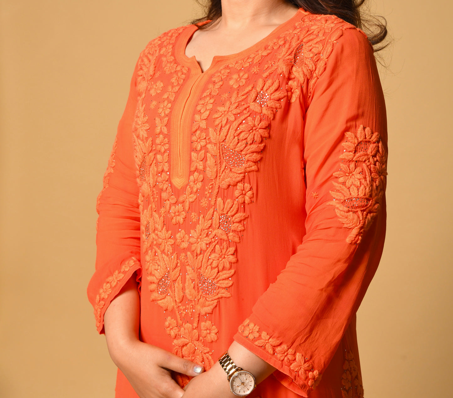 Narangi Neelam Sunflower Inspired Kurta & Kurta Sets