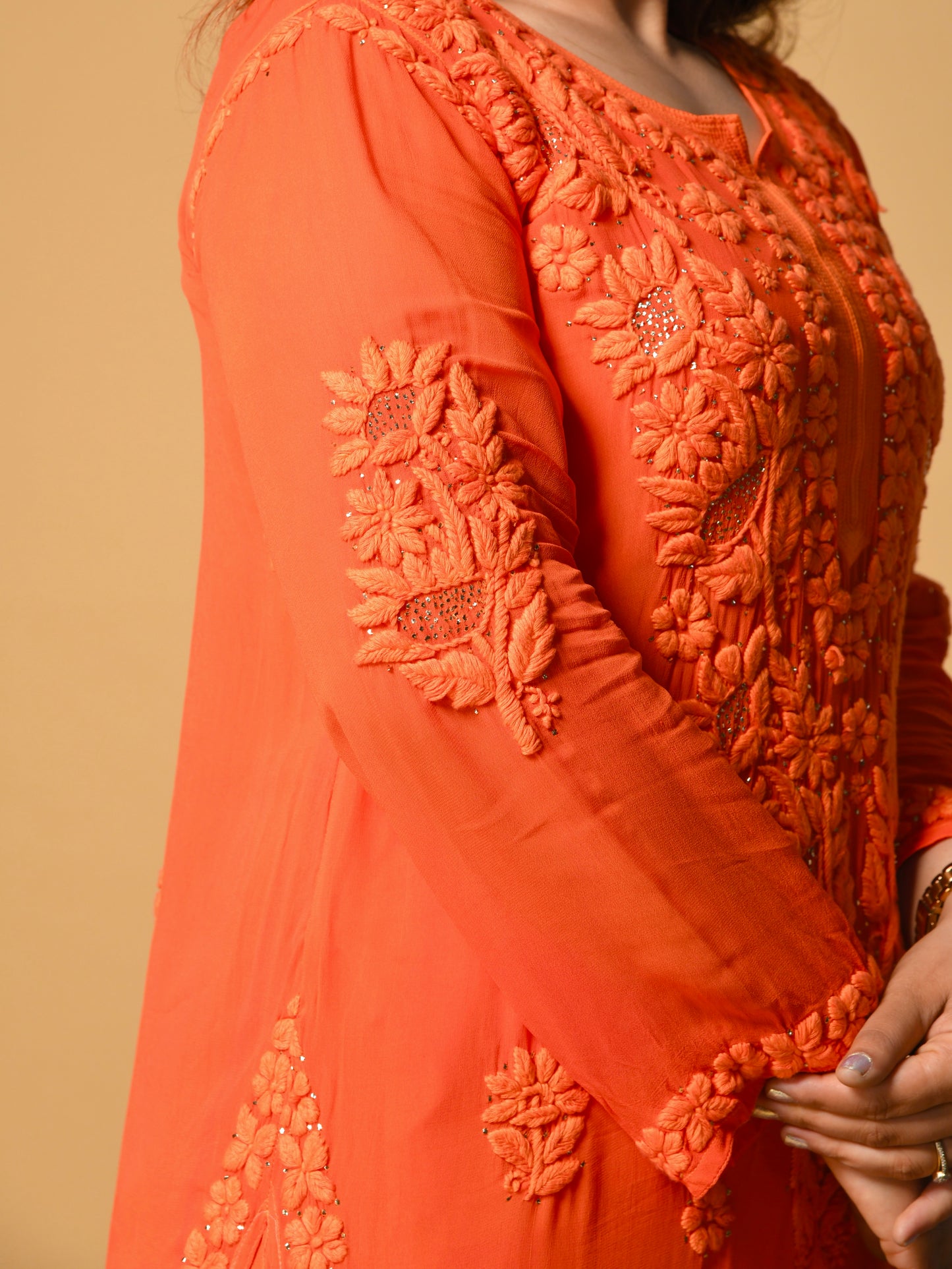 Narangi Neelam Sunflower Inspired Kurta & Kurta Sets