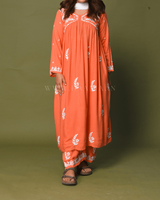 Heer Handcrafted Chikankari Suit Set