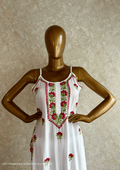 Khushboo Rani & Green Noodle Strap Modal Cotton Suit Set