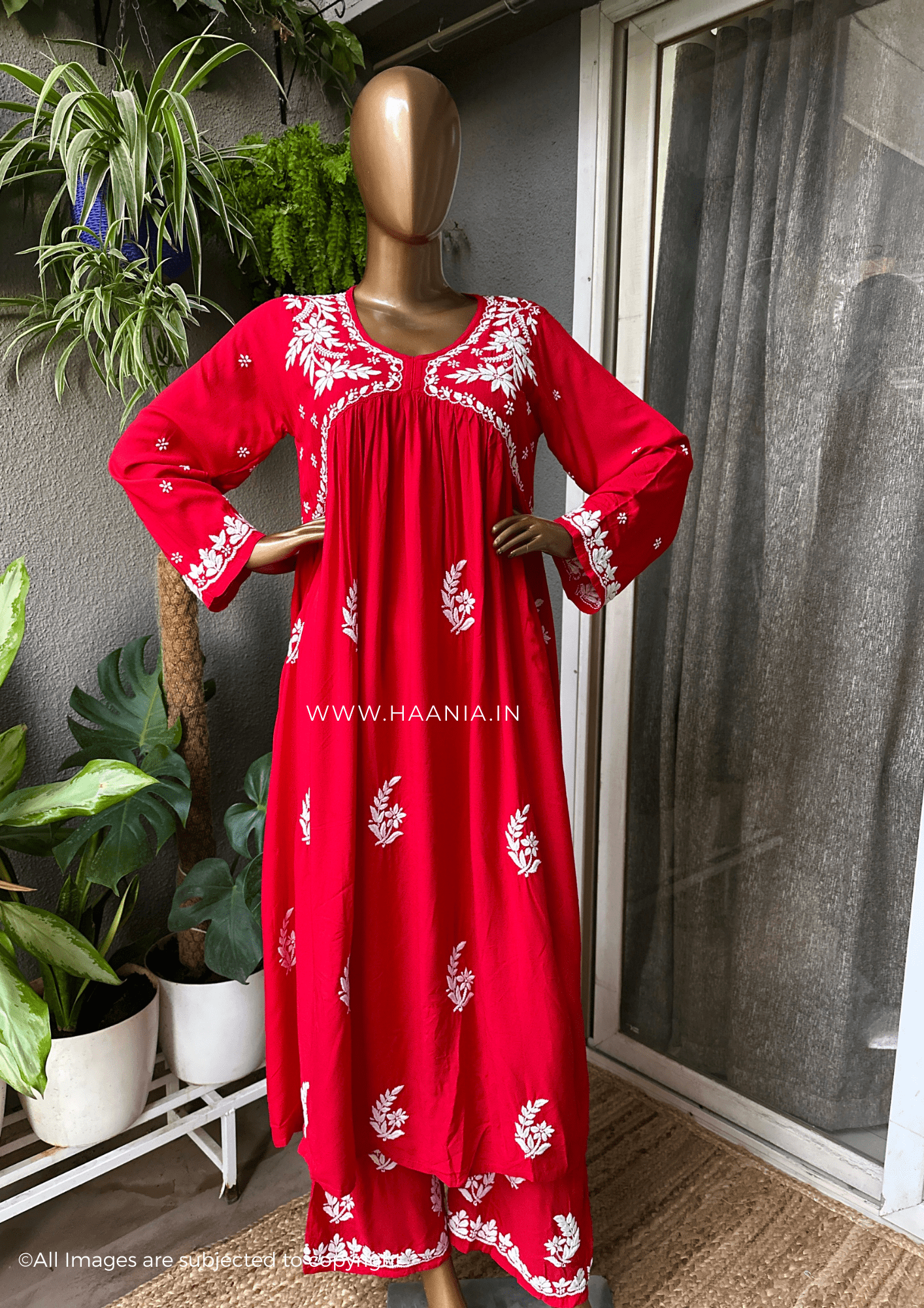 Heer Handcrafted Chikankari Suit Set