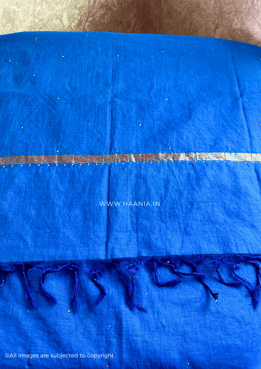 Chanderi Silk Handcrafted Chikankari Suit Set